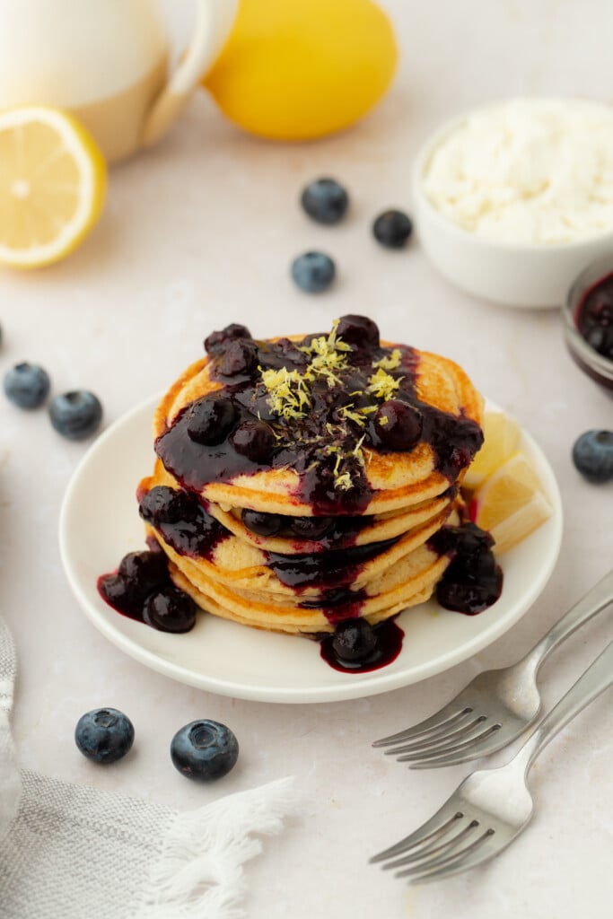 Healthy Lemon Ricotta Pancakes: Fluffy, Flavorful & Satisfying